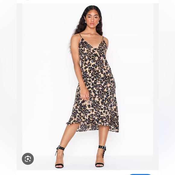 MUNTHE midi leopard print dress - Picture 1 of 4